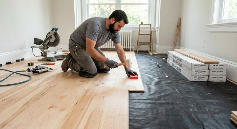 Birch Floor Installation in Las Vegas, NV