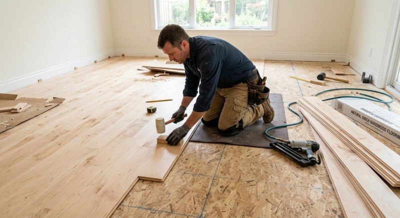 Birch Floor Installation in Las Vegas, NV