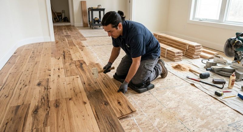 Hickory Floor Installation in Las Vegas, NV