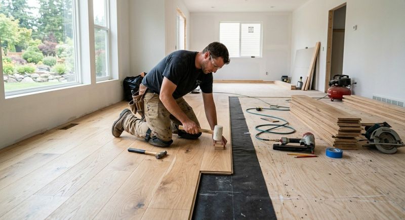Oak Floor Installation in North Las Vegas, NV