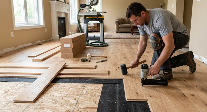 Oak Floor Installation in North Las Vegas, NV