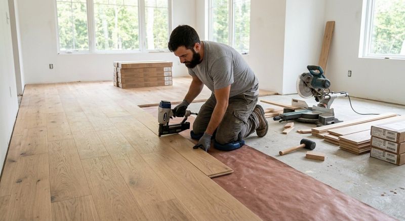 White Oak Floor Installation in Las Vegas, NV