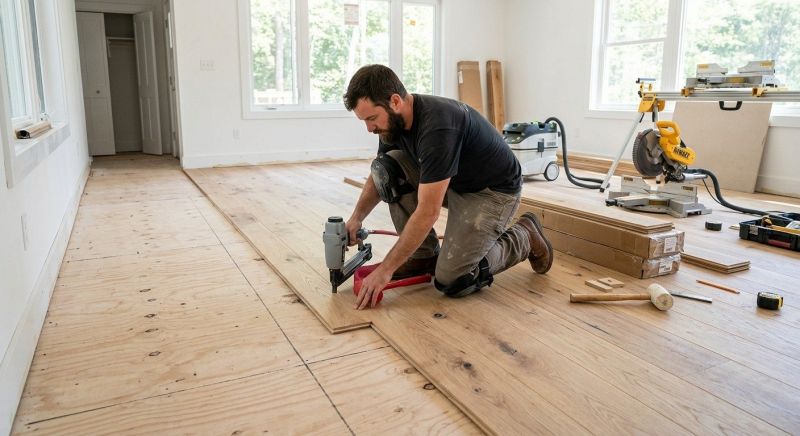 White Oak Floor Installation in Las Vegas, NV